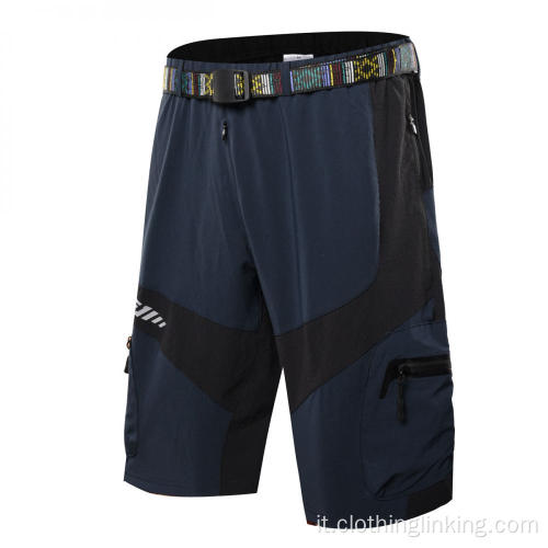 Pantaloni leggeri da ciclismo con tasche con zip